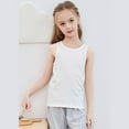 thumbnail image 5 of Hbhpov Toddler Girls' Undershirts，Cotton Layering Tank Tops，4 Pack，Sizes 2-8, 5 of 7