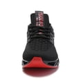 thumbnail image 5 of Slip on Sneakers for Women Running Shoes Tennis Walking Shoes Ladies Gym Workout Jogging Fashion Sneaker Black Red Size 6.5, 5 of 9