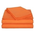 thumbnail image 3 of Twin Extra Long Micro Fiber Sheet Set - Soft and Comfy - By Crescent Bedding Orange Twin XL, 3 of 3