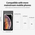 thumbnail image 2 of Phone Holder Waterproof TPU Mobile Phone Protecting Bag with Sensitive Touching Film and Camera Window Adjustable Phone Cover for Bicycle Motorcycle Riding, 2 of 9