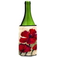 thumbnail image 1 of Red Tulip by Maureen Bonfield Wine Bottle Can cooler Hugger, 1 of 1