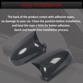 thumbnail image 6 of Rear View Mirror Cover Caps For Volkswagen Golf 5 MK5 2003-2009, ABS Side Door Wing Mirror Cap Covers Protect Decorate Exterior Car Accessories-Carbon fiber pattern, 6 of 6