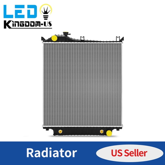 LEDKINGDOMUS Radiator for 07-10 Ford Explorer Sport Trac Mercury Mountaineer 4.0L 4.6L V6 V8 - OEM FO3010281 6L2Z8005AA 7L2Z8005A 8L2Z8005A, High-Density Cooling Fins, Leak-Proof Design