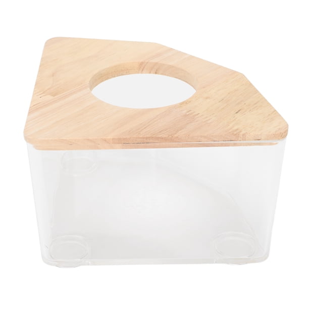 Hamster Sand Bath Box, Hamster Bathtub Box Leak Proof Clear Right Angle ... - Space-Saving Hamster Enclosures For Small City
