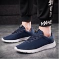 thumbnail image 2 of Mens Casual Sneakers Breathable Running Blue45, 2 of 7