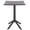 Black, variant on Safavieh Stella Outdoor Polyethylene Square Bistro Table, White