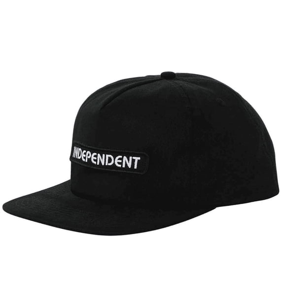 Independent Groundwork Mid Profile Hat Black Snapback