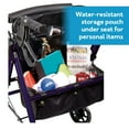 thumbnail image 2 of Carex Steel Rollator Transport Walker with Padded Seat, 6" Wheels & Storage Pouch, 350 lb Capacity, 2 of 12