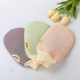 thumbnail image 2 of 1 Piece Exfoliating Bath Glove Two-sided Shower Exfoliator Dead Skin Removal Scbber, 2 of 5