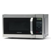 Farberware Countertop Microwave Oven with LED Lighting & Child Lock, 0.7 Cu Ft Brushed Stainless