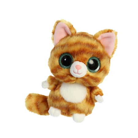 Aurora World Yoohoo & Friends Plush Toy Animal, Tabbee Tabby Cat, 5"