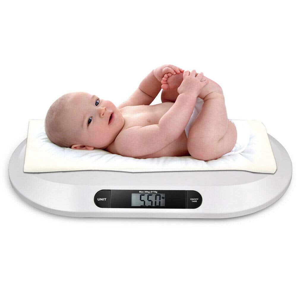 Smart High Precision Baby Weight Scale with LCD Display 3 Weighing Mode Multi-Function Toddler Scale 44 Pound Capacity for Infants Baby Scale Toddlers 
