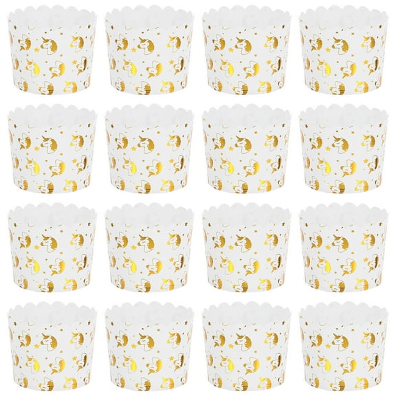 50 Pcs Premium Cake Cup Muffin Cups Baking Cups Cupcake Cups Paper Cake Holders