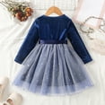 thumbnail image 4 of Girls Dresses Long Sleeve Lace Princess Dance Party Lace Clothes Girls Boho Dresses,Size 18 Months-24 Months, 4 of 6