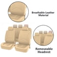 thumbnail image 4 of Juego completo de fundas para asientos de coche, protectores impermeables para cojines de asiento de coche, accesorios para la mayoría de vehículos, SUV, camiones, 4 of 5