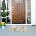 thumbnail image 5 of Yayeee Doormat for Inside 20"x32" Absorbent Low-Profile Washable Non-Slip Rubber Backed Entryway Rug, Watercolor Wildflowers, 5 of 8
