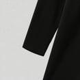 thumbnail image 6 of khonts,Men's Irregular Design Long Sleeve T-Shirt Slim Turtleneck Asymmetric Hem Slim Fitted Punk Tight Tops Black S, 6 of 8