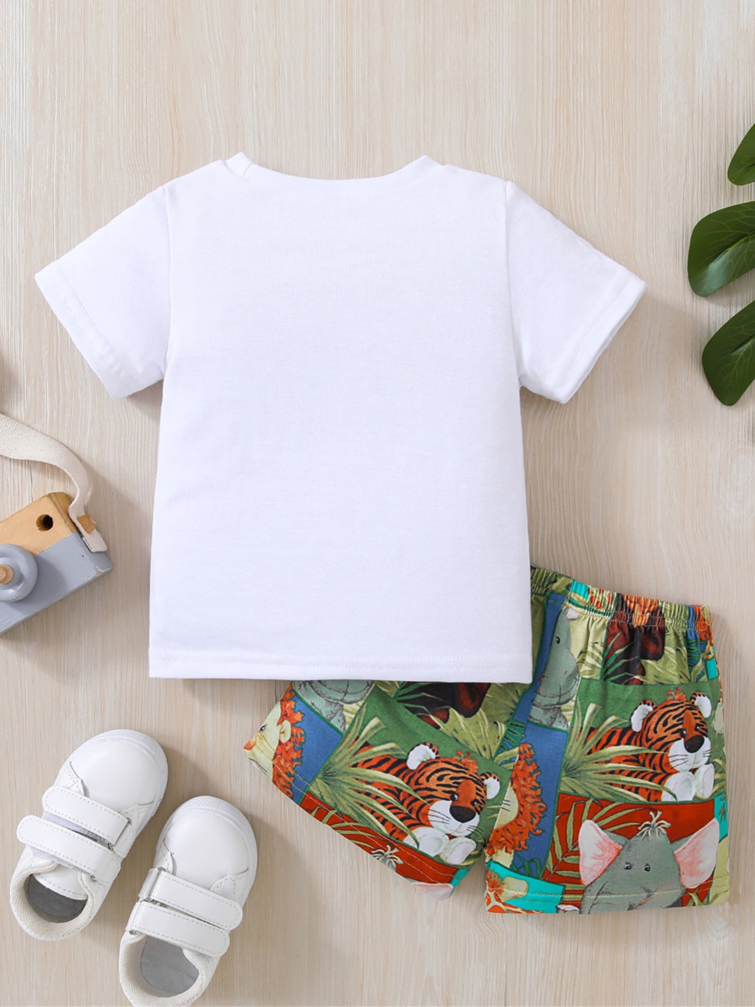 Genuiskids Baby Boys First Birthday Outfit Letter T-shirt and Shorts Set 1 Year Old 1st Birthday Clothes 6 12 18 Months Infant Summer Outfits