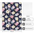 thumbnail image 2 of 2 Pcs Pioneer Flower Floral Print Pattern Kitchen Towels, Funny Microfiber Dish Towel Set, 18" X 26" Tea Towels, 2 of 6