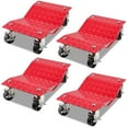 thumbnail image 7 of Car Dolly Set of 4, 6000 lbs/2722 kg Capacity Wheel Dolly, Heavy Duty Car Tire Dolly Wheels Cart Moving Cars, Heavy Duty Vehicle Dolly with 360° Rotational Wheel, Makes Moving A Ca, 7 of 7