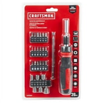 CRAFTSMAN Ratcheting Screwdriver Set, 26-Piece (CMHT68001)