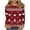 Red, variant on Christmas Shirt for Women Long Sleeve Crewneck Tshirt Graphic Fall Winter Blouse Tee Tops Fashion