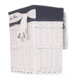 thumbnail image 5 of 14" x 17.5" x 19.5" WhiteBlueRectangularWillow Basket Set of 5, 5 of 5