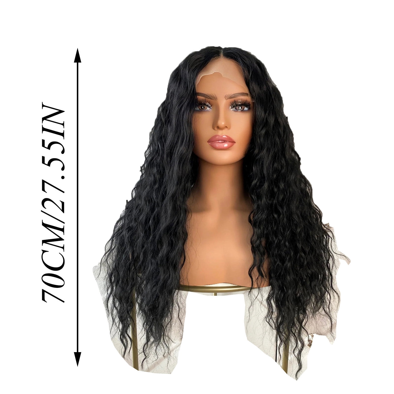 Reduced Price Beauty Care Deep Wave Lace Front Wigs Human Hair Pre Plucked Deep Curly Transparent Lace Frontal Wigs Human Hair Density Wigs for Women Human Hair Glueless Beauty Secrets Walmart