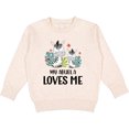 thumbnail image 2 of Inktastic Zebra My Abuela Loves Me Toddler Sweatshirt, 2 of 4