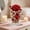 Red, variant on Mothers Day Gifts with Rose Flower, Durable Desktop Acrylic Ornament for Mom Birthday Gifts, Premium Decor Gifts for Mom Home Office Desktop Decor