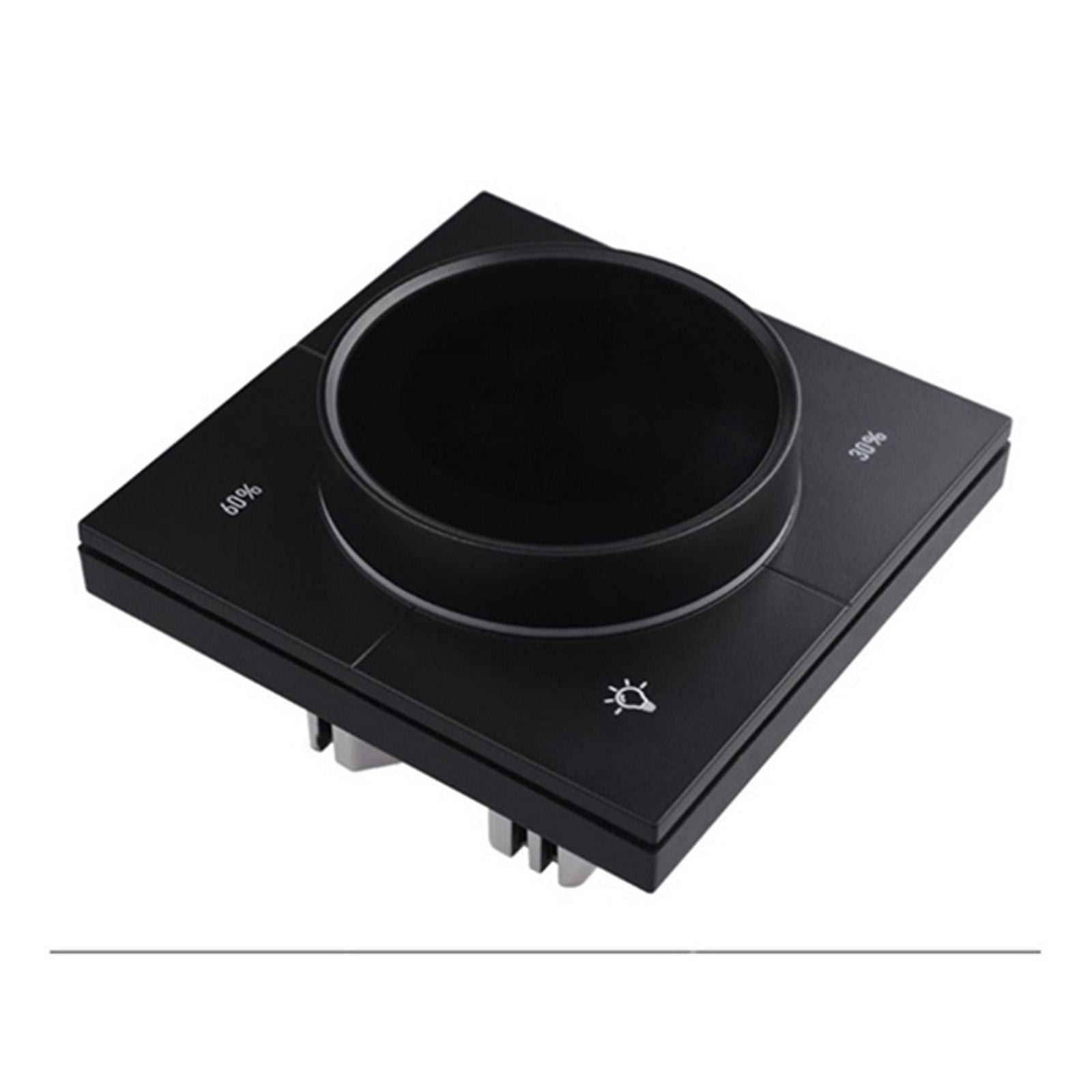 Infinite Knob MOSFET Dimmer Regulator Zigbee 3.0 PC Panel Wall Light Switch Digital LCD Trailing Edge Dimming White