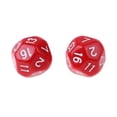 thumbnail image 3 of 10 dados acrílicos opacos D16 de 16 caras y 14 mm para juegos de rol. rojo, 3 of 7
