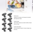 thumbnail image 4 of Dishwasher Rack Wheel, 8PCS Scientific Design ABS Rugged Dishwasher Utensil Rack Wheel  for Replacement, 4 of 7