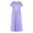 thumbnail image 6 of CIENVNSTG Women's Fashion Dress Solided Color Spring Comfortable Beach Dress Elegant Eye-Catching Cocktail Dresses for Women M, 6 of 6