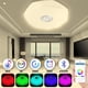 thumbnail image 4 of Hub de música regulable de 48 W, 39 cm, control remoto y aplicación, perfecto para dormitorios, habitaciones de niños y áreas de estar, luz de techo LED RGB con Bluetooth, 4 of 5