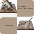thumbnail image 4 of TigBond 12"x12"Floor Tile,Interlocking Deck Tiles,Outdoor and Indoor Waterproof Plastic Flooring with Anti-Slip Surface | Heavy-Duty,Easy DIY Installation, 4 of 7