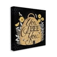 thumbnail image 3 of Stupell Industries You Bee You Motivational Phrase Vintage Whicker Beehive, 17 x 17,Design by Deb Strain, 3 of 5