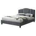thumbnail image 3 of ACME Giada Channel-Tufted Fabric Eastern King Platform Bed in Charcoal, 3 of 7