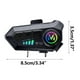 thumbnail image 2 of Motorcycle Helmet Bluetooth Headset 300meters 2 Riders Bluetooth Helmet Intercom Headset With Noise Sound Quality Speakers Communication Systems Motor, 2 of 5