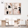 thumbnail image 2 of Strings attached Set Canvas Set of 2 Neutral Art by Art Remedy, Gallery Wrapped, 36 x 54, 2 of 6