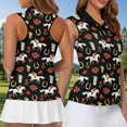 thumbnail image 4 of Jeiento Patriotic Matching Golf Shirts for Couple Breathable Golf Tennis Tank Top for Women Sparkly American Flag Mens Golf Shirts, 4Th of July, Women's M, 4 of 7