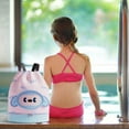 thumbnail image 2 of Hearth & Gear Portable Swim Gear Storage Backpack For Beach Wet And Dry Separation Design Includes Shoe Compartment Ideal For Kids And Teens At Games Pool And Beach Activities Floaters for Kids Pool, 2 of 5