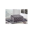 thumbnail image 2 of Homestock French Flair Velvet Ottoman/Bench, 2 of 6