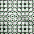thumbnail image 1 of oneOone Viscose Chiffon Green Fabric Geometric Quilting Supplies Print Sewing Fabric By The Yard 42 Inch Wide, 1 of 5