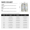 thumbnail image 3 of Pofeuu Beautiful wild flower forest Print Men's Soft Woven Elastic Waistband Sleep Pajama Short-4X-Large, 3 of 6