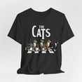 thumbnail image 3 of Funny Cats Beatles Crossing Parody T-shirt Abbey Road Parody Cat Shirt, 3 of 7