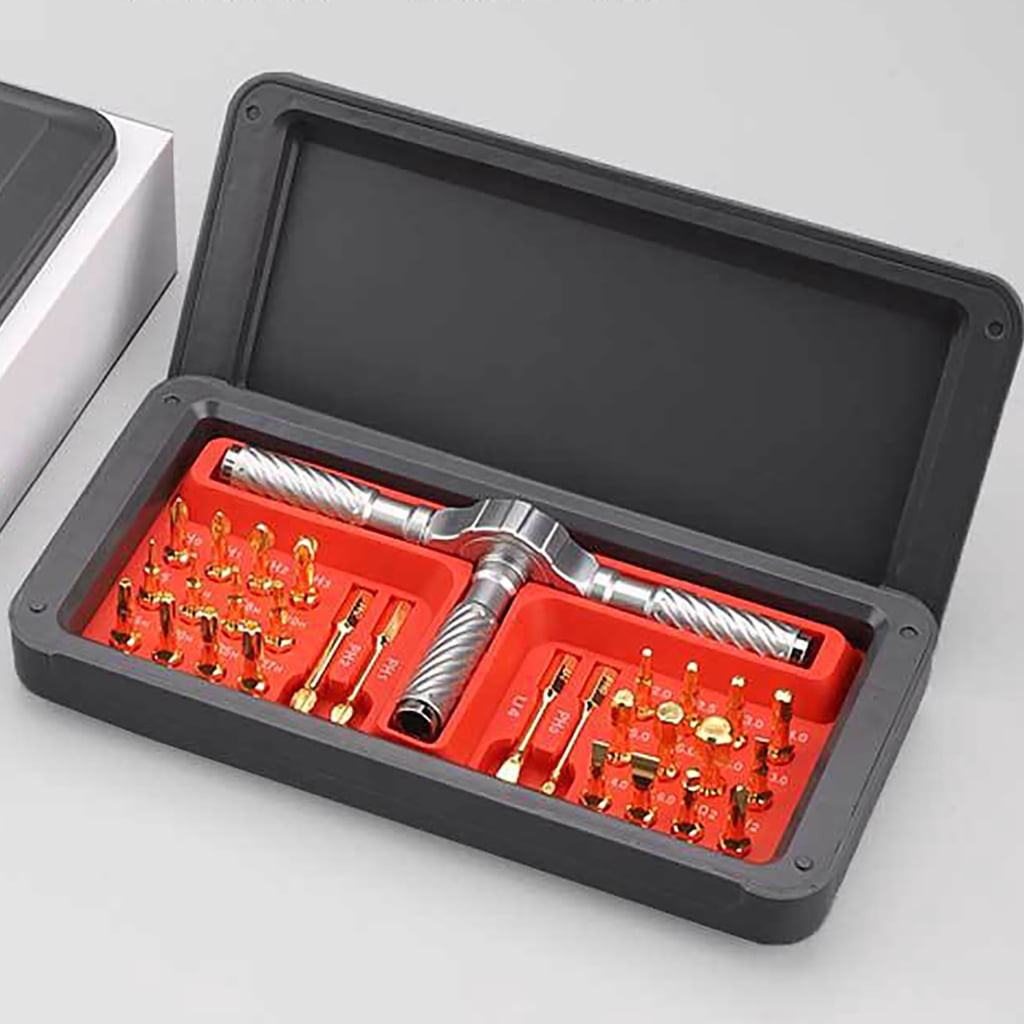 Ratchet Screwdriver Set 30 in 1 Magnetic Precision Screwdriver Bit Screwdriver