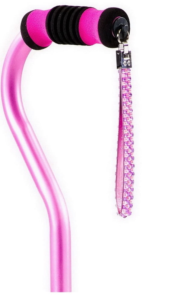 Sky Med Pink Designer Bling Cane Collection in Wisteria/Rose