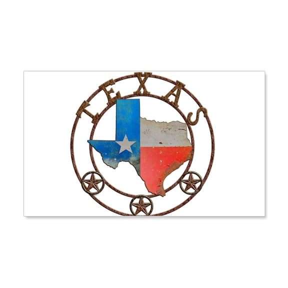 CafePress - Texas Wrought Iron Barn Art Wall Decal - 20x12 Wall Decal