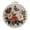 Black - B, variant on Flower Embroidery Kit for Beginners -Adults Starter Cross Stitch Kit DIY Needlepoint with Pre-Printed Fabric Threads & Step-by-Step Guide
